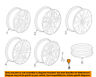 94775689 Gm Oem Wheel Cap