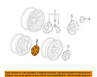 9595469 Gm Oem-wheel Center Cap