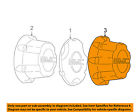 9597162 Gm Oem-wheel Center Cap