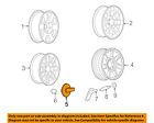 H3-center 9597233 Gm Hummer Oem 08-10
