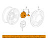 9597803 Gm Center Cap Hub Cover