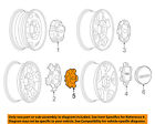 9598142 Gm Oem Center Cap Hub Cover