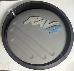 98 Rav 4 570.to1198 Genuine Oem Toyota Rav4 Spare Wheel Tire Cover Hard Shell Includes Face Plate An