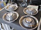 984127 Gm Nos Vintage Original Pontiac Hub Caps Set Of Pcs