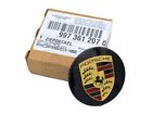 997-361-207-04 99736120704 - 997 361 207 04 Genuine Porsche Turbo Black Wheel Center Cap With Colored Crest