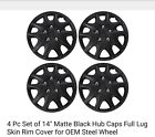 Abs-rim-1009-14-inch-k Oxgord 4 Pc Set 819918018843