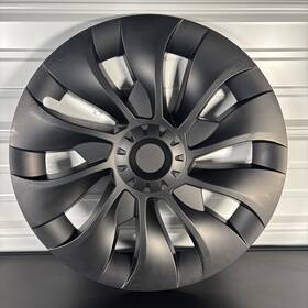 Abx 768596536678 4pcs Hubcap 18 Inch Wheel Rim Skin Cover Set Matte Black For Tesla Model 3