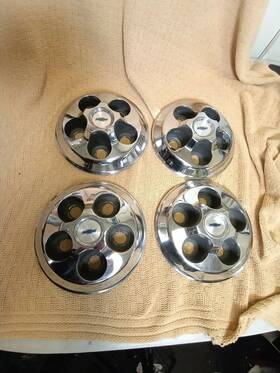 552659 Ac Vintage Camaro Chevelle Nova Chevrolet Accessory Hub Caps Rare