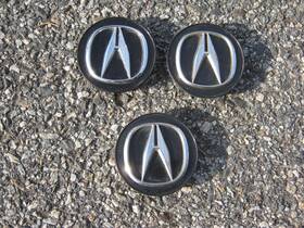 44732-sz3-j110 Acura Factory Cl Alloy Wheel Center Caps Hubcaps Small Size Black