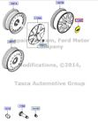 Ae8z1130a Ford Brand New Oem Wheel Cover Mach Alloy Painted Pocket