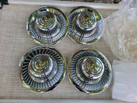 Cf8502 Aftermarket Chevy Center Caps 4 New Plastic Sumbreros For Steel Rally Wheels