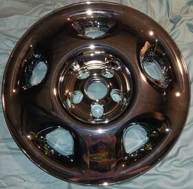 Imp75 Aftermarket New Chrome 17 Inch Cover Skins Liner Fit Honda Crv Steel Wheel See Details