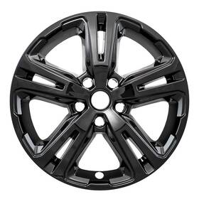 Imp417blk Aftermarket Products Coast To Gloss Black Wheel Skins Compatible With 18-23 Gmc Terrain 17 Inch