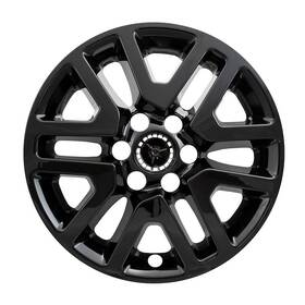 Imp427blk Aftermarket Products New Wheel Skins Fits 2011-2021 Nissan Frontier 16 Inch 6 Spoke Gloss Black