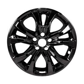 Imp467blk Aftermarket Products 4 Gloss Black 18 Inch Wheel Skins Hub Caps For 2020-2021 Kia Telluride 5 Spokes