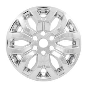 Imp491x Aftermarket Products 4 Chrome 18 Inch Wheel Skins Hub Caps For 2021-2023 Ford F-150 6 Spokes