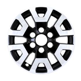 Imp524xcb Aftermarket Products New Wheel Skin Covers Fits 2024-2025 Toyota Tacoma 17 Inch 6 Spoke Chrome/black