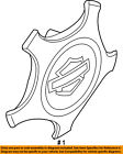 Al3z1130d Ford Oem Wheel Center Cap