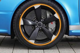 Rimt25orange All-fit Automotive Orange Wheel Rim Trim