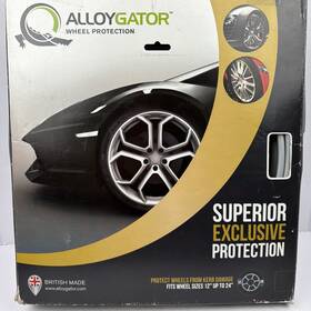 64124309292 Alloy Gator Alloygator Set Of 4 Original Wheel Protectors 12 Inch To 24 Silver