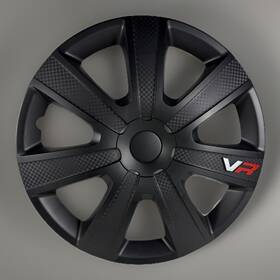 Alpena Vr-16 Vr Carbon Black Hubcap Wheel Cover Replacement Single 16 Inch