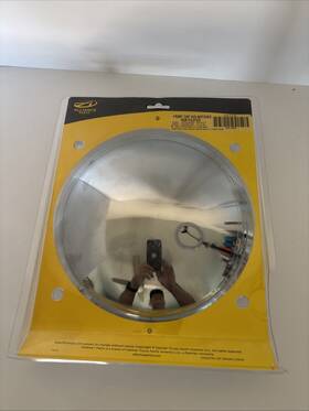 41503 American Chrome / Alliance 8 Inch Acx Front 5 Notch Baby Moon Hubcap Truck