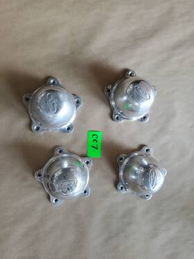 3151-09 American Eagle 4 Bolt-on Polished Center Caps Used