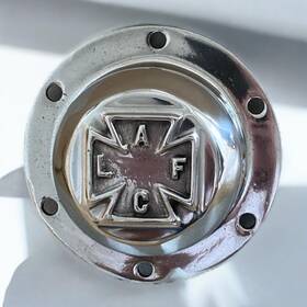 112e336 American Lafrance Center Cap 6 Lug Axle Cover Hubcap Polished Lynite Preservatio