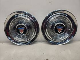 570.am1s61 American Motors 1961 Amc Rambler Wheel Cover - 14 Inch / Aluminum Pair