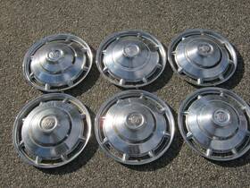 J3189623 American Motors Lot Of 6 Genuine 1968 To 1970 Rambler Ambassador 14 Inch Hubcaps Wheel Covers