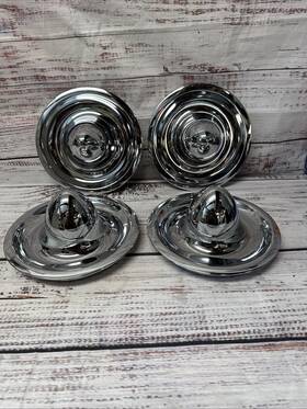 71-0888 American Racing 4 Bullet Steel Center Caps For The Smoothie Wheels