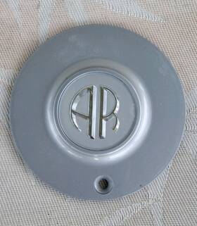899073 American Racing Center Cap 1 Nos #899073 Silver 6 3/8 Inch Dia