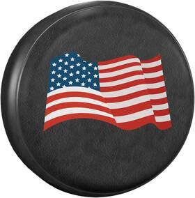 Amfor 652054094407 National Flag Spare 16 Inch For Tire 30 -31 Black
