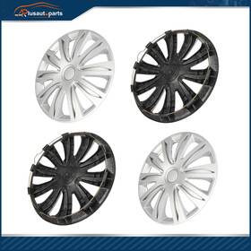 Aplus18340401s Aplusautoparts 4 X 17 Inch Wheel Covers Snap On Full Rim Hub Caps Silver Fit For R17 Tire And