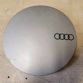 447601165wla Audi Center Cap 1 Used Oem Silver P#447601165 Wla