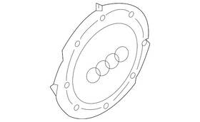 4b0-601-165-a-z17 Audi Genuine Center Cap