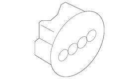 4b0-601-170-z17 Audi Genuine Center Cap