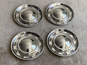 897167 Austin Set Of 4 Vintage Oem 10 Inch Austin-morris-wolseley Mini Mk1 Wheel Hubcap