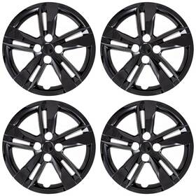 Cci-55216blk Auto Reflections Set Of 4 16 Inch 5 Dbl Spoke Wheel Covers For 2018-2023 Nissan Kicks S - Gloss Black
