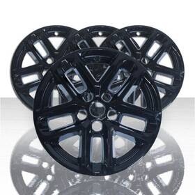 Cci-imp482blk Auto Reflections Set Of 4 18 Inch 5 Y Spoke Wheel Skins For 2022-23 Jeep Grand Cherokee Gloss Black