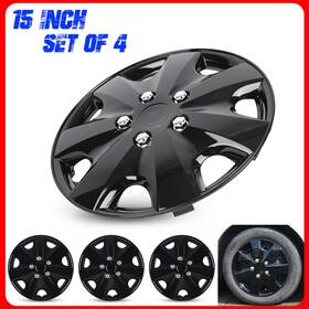 5051-bl-15 Autofree 15ftft 4pcs Wheel Guards For Car Accessories Covers Snap On 15 Inch Hub Caps