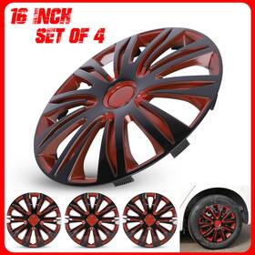 5083-brb-16 Autofree 16 Inch Set Of 4 Wheel Hub Caps Cover Replacements For R16 Tire And Steel Rim