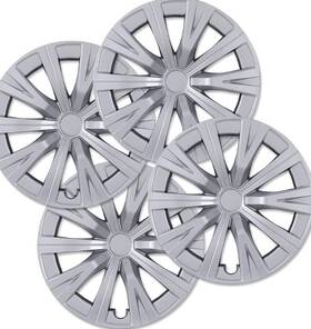 5120-b-silver Autofree 16 Inch Silver Lacquer Hubcaps Fit For 2018-2024 Toyota Camry And Hybrid Snap By Usa