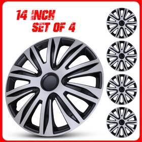 5083-dp-14 Autofree Autopart 14 Inch Set Of 4 Wheel Covers Full Rim Hub Caps Fit R14 Tire And Steel Wheels Usa