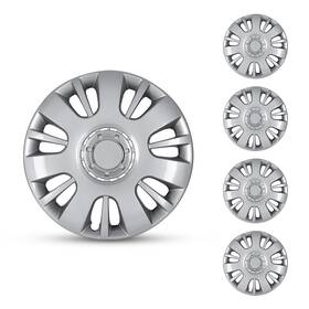 Chb-5065-b-14 Autofree 4-pack 14ftft Wheel Rims Cover Hubcaps Snap On Universal For Car Truck Suv Silver