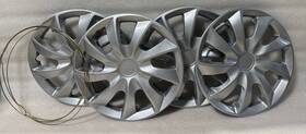 Chb-5084-b-15 Autofree 15 Inch Set Of 4 Universal Wheel Rim Covers Snap On Hub Caps Fit R15 Tire Steel