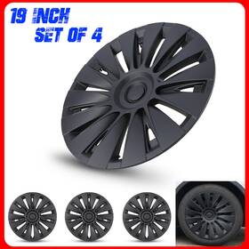 Gwj-0064-bp-19 Autofree Hubcaps For Tesla Model Y Wheel Rim Cover 4pcs 19inch Full