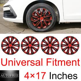 Wj-5083-brb-17 Autofree 4 17 Inches Universal Wheel Rim Covers Hubcaps For Car Truck Suv R17 Lacquer