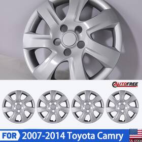 Wj-5092g-b-16-pp Autofree 16 Inch Hubcaps For 2007-2014 Toyota Camry Wheel Covers With Retention Ring Set Of 4
