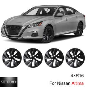 Wj-5101-bl-16 Autofree 4 16-inches Snap On Hubcaps Fit For 2019-2023 Nissan Altima Wheel Rim Covers